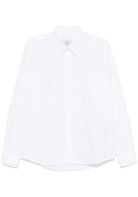 classic shirt adc man white AMI PARIS | BFHSH061.CO0097100